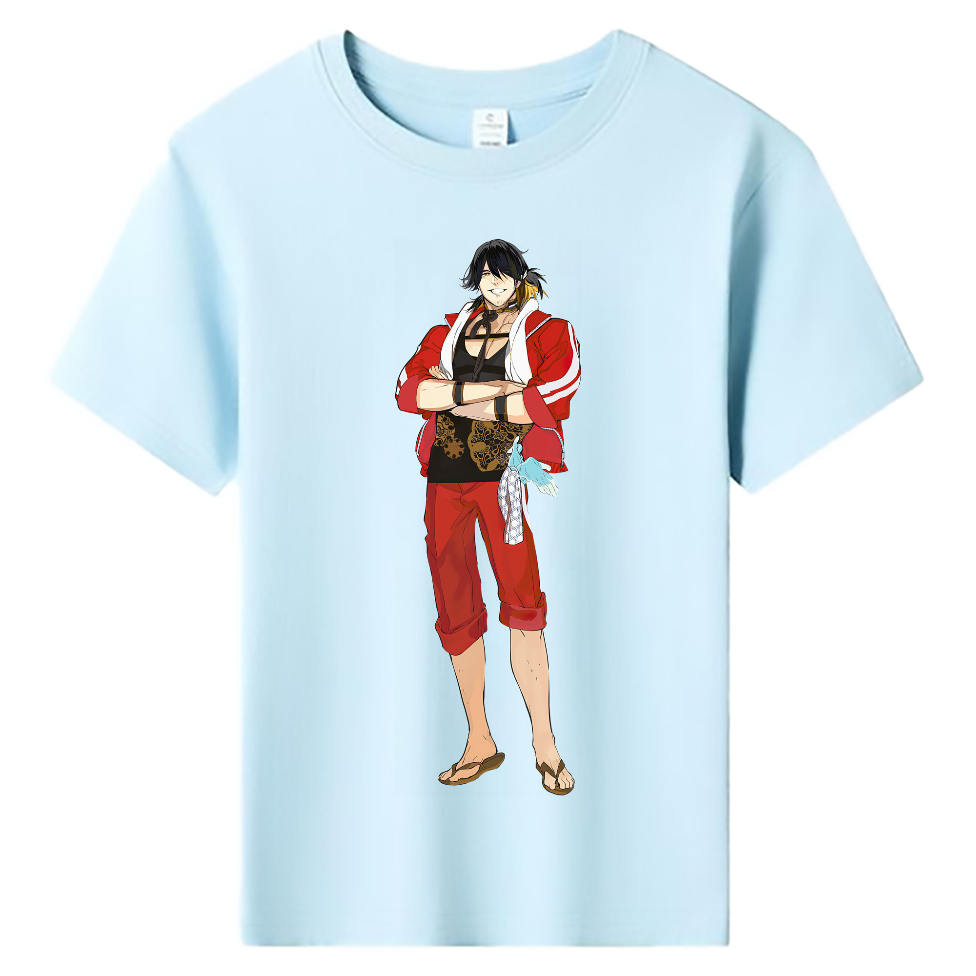 （画像用） 刀剣乱舞 Touken Ranbu 綿100％キッズTシャツ（フロントプリント）